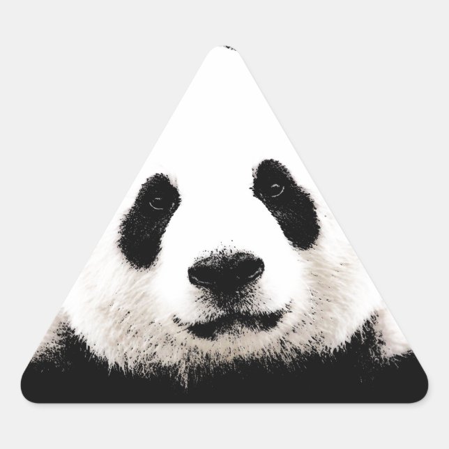 Sticker Triangulaire Panda (Devant)