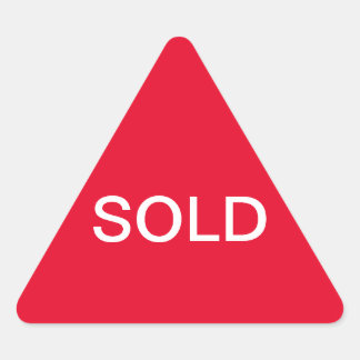 Sticker Triangulaire panneau vendu