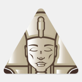 Sticker Triangulaire Pape pharaon égyptien