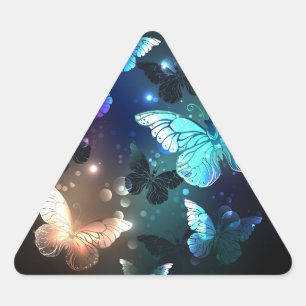 Sticker Triangulaire Papillon de nuit