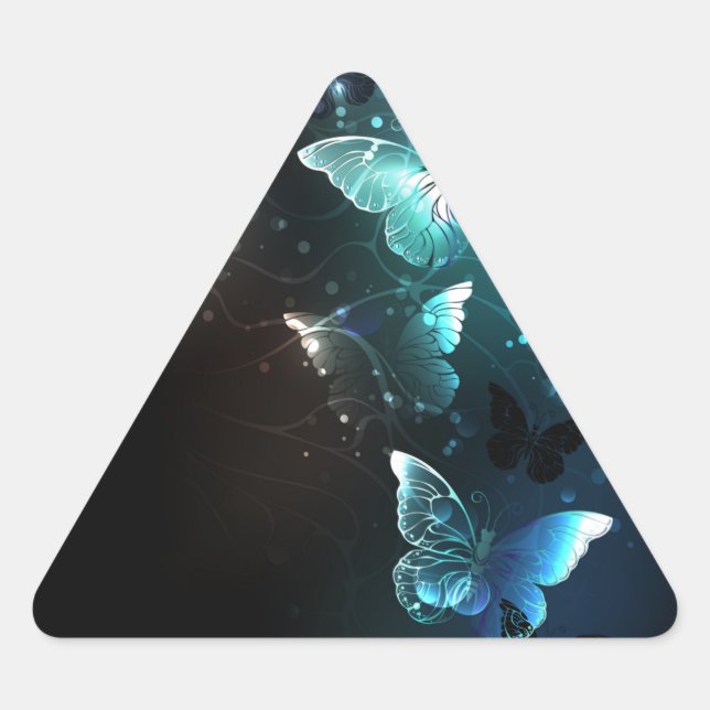 Sticker Triangulaire Papillons de nuit (Devant)