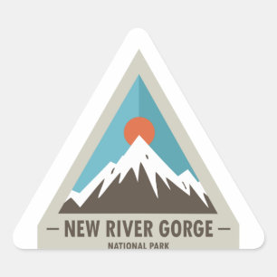 Sticker Triangulaire Parc national de River Gorge