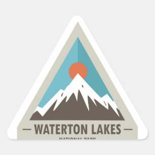 Sticker Triangulaire Parc national des Lacs-Waterton