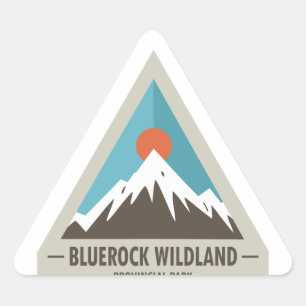 Sticker Triangulaire Parc provincial Bluerock Wildland