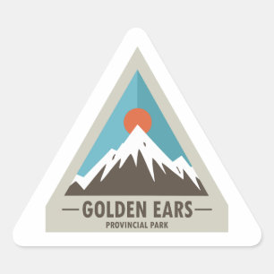 Sticker Triangulaire Parc provincial Golden Ears Colombie-Britannique