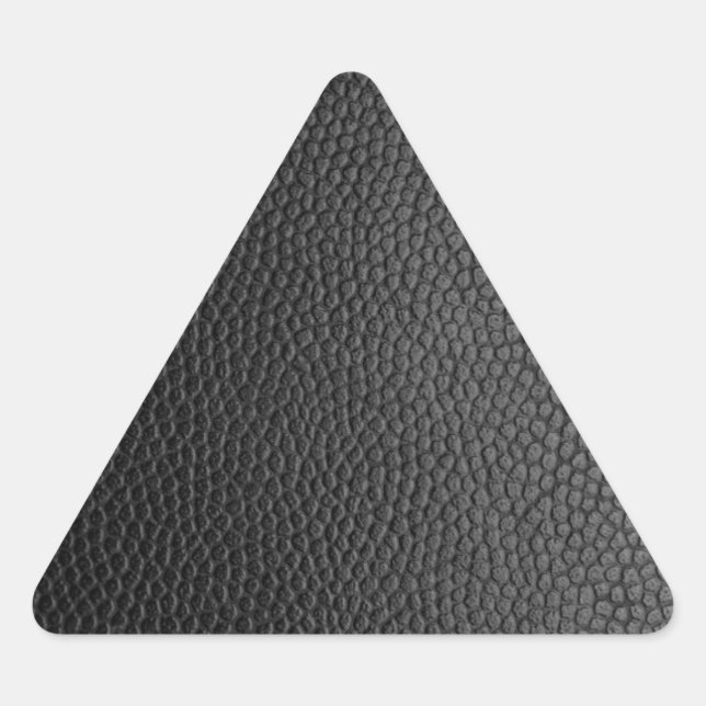 Sticker Triangulaire Peau de serpent noir (Devant)