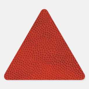 Sticker Triangulaire Peau de texture de gros plan du basket