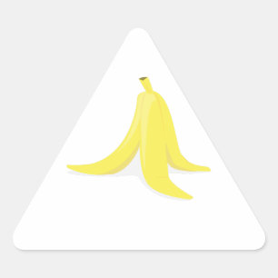 Sticker Triangulaire Peel de banane