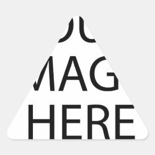 Sticker Triangulaire Personnalisé Personnalisé Votre Propre Photo