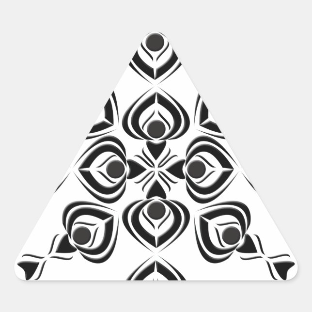 Sticker Triangulaire Pique (Devant)