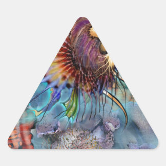 Sticker Triangulaire Poisson