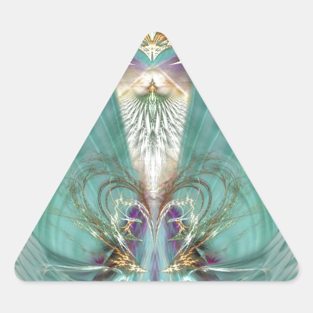Sticker Triangulaire Porte coeur supérieure (Devant)