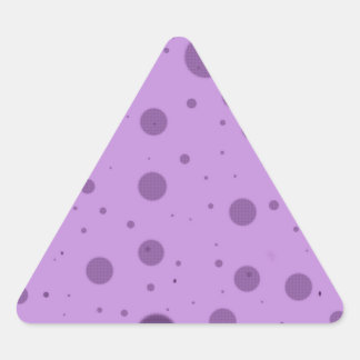 Sticker Triangulaire Purple Dot Chaos