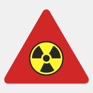 Sticker Triangulaire Radioactif