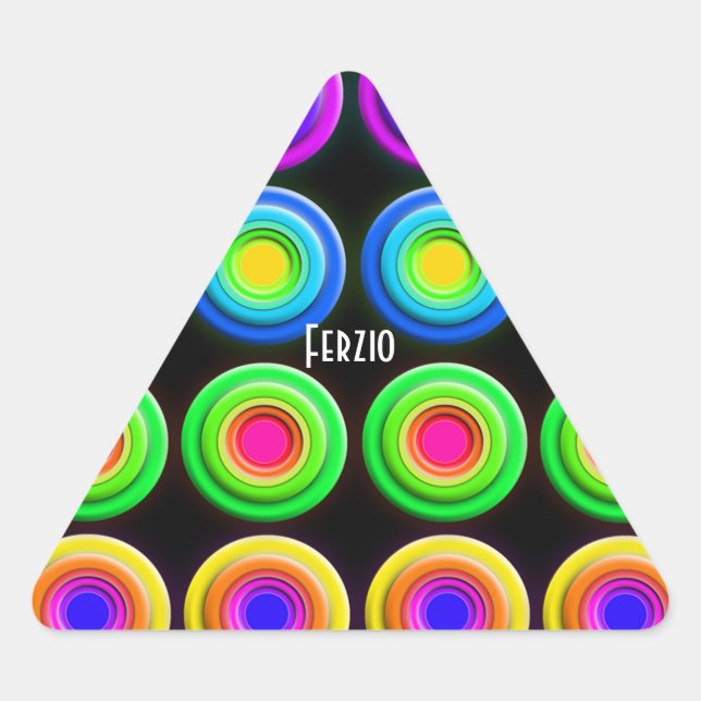 Sticker Triangulaire Radiographie du Colorful (Devant)
