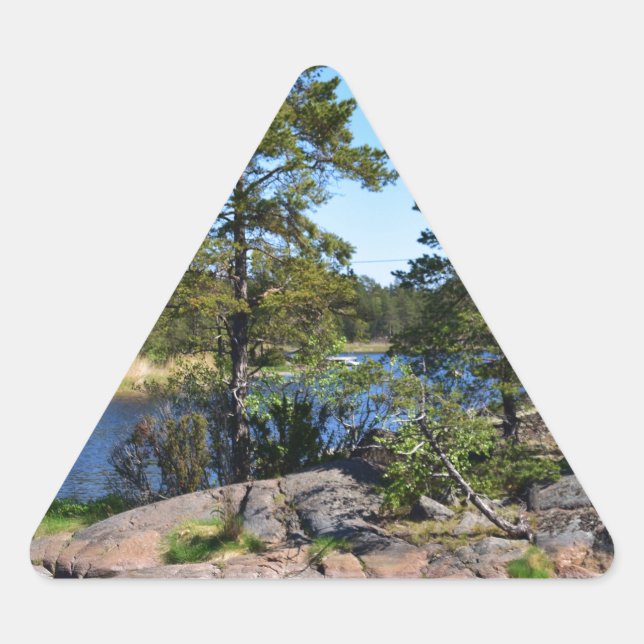 Sticker Triangulaire Remorque suédoise (Devant)