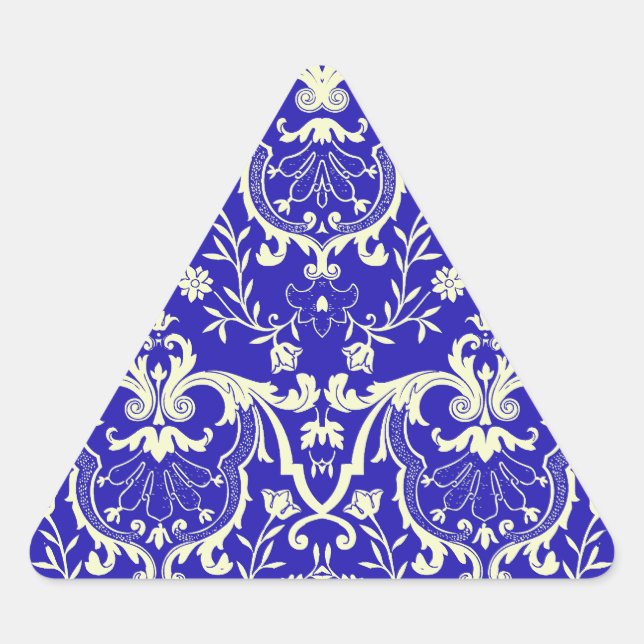 Sticker Triangulaire Rennaisance Damask #1 @ Sonolotre (Devant)