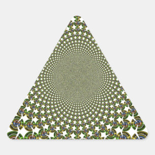 Sticker Triangulaire Requins traditionnels sans fil