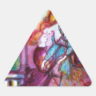 Sticker Triangulaire ROMEO ET JULIET Romantique Saint Valentin