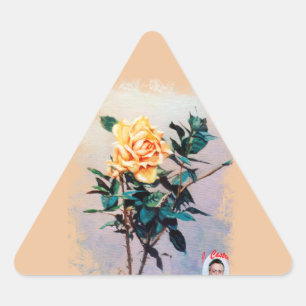 Sticker Triangulaire Rosa/Rose