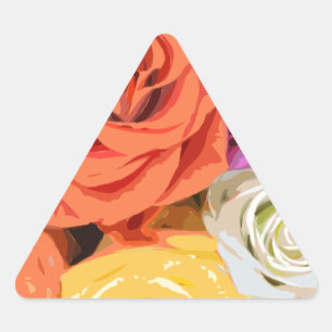 Sticker Triangulaire Rose