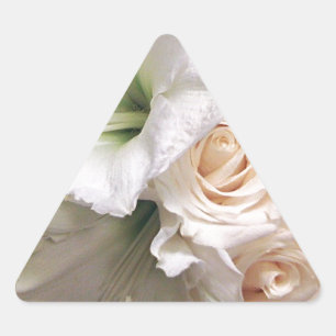 Sticker Triangulaire Roses de l'amour Lys de la vie_