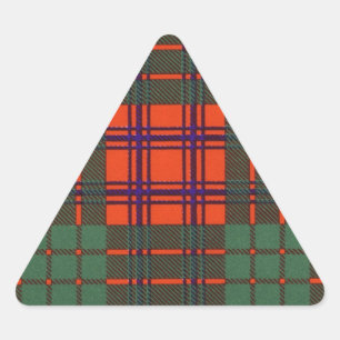 Sticker Triangulaire Ross clan Plaid Scottish tartan