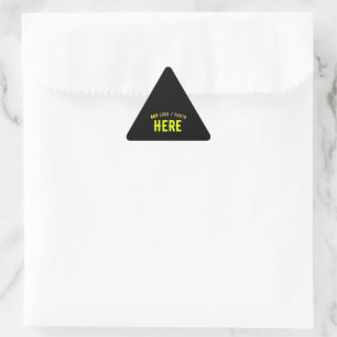 STICKER TRIANGULAIRE SAC DE MARQUE VÉRIFIÉ MODERNE ET PERSONNALISÉ STYL
