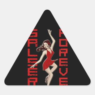 STICKER TRIANGULAIRE SALSERA FOREVER