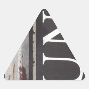 Sticker Triangulaire SIGNE DE JUNK DE Camion vintage