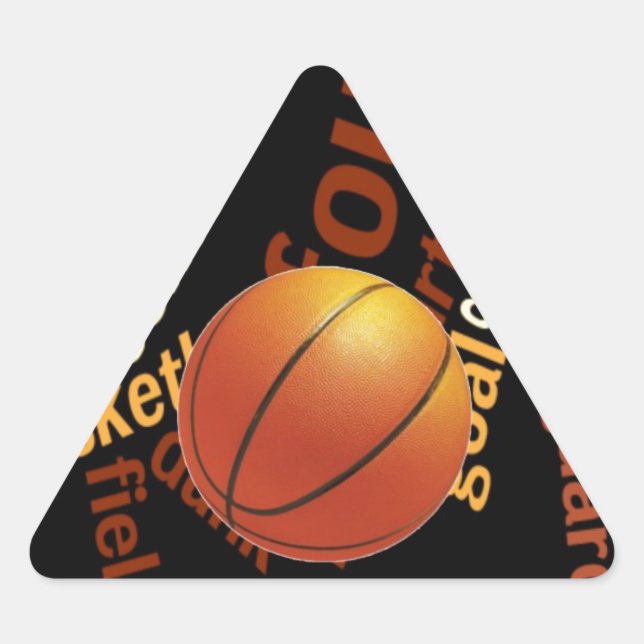 Sticker Triangulaire Slam Dunk de Vocabulaire : Basketball Jeu des Cham (Devant)