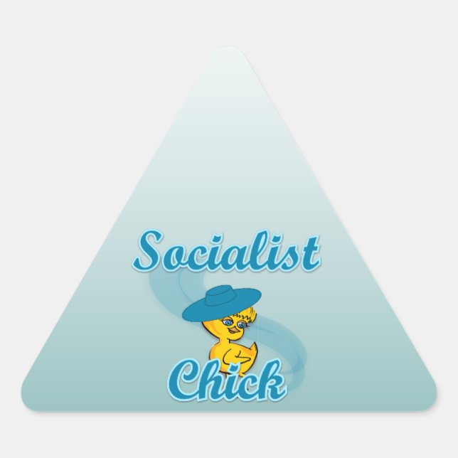 Sticker Triangulaire Socialiste #3 (Devant)
