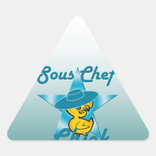 Sticker Triangulaire Sous Chef Chick #7