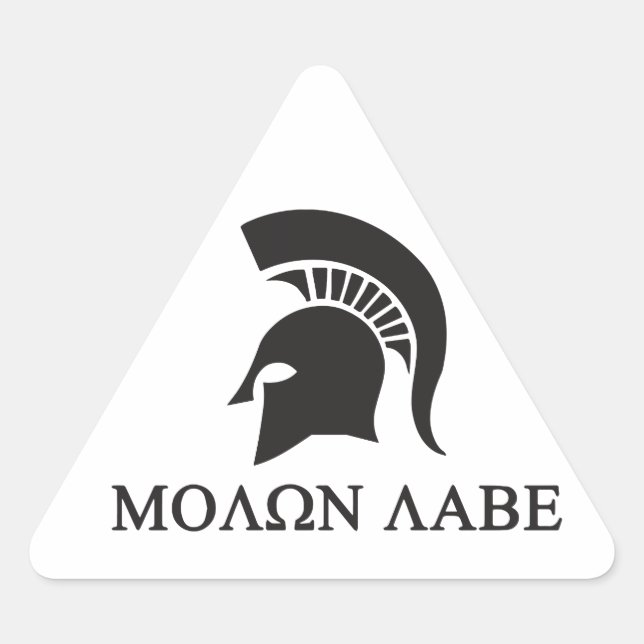 Sticker Triangulaire sparta.ai (Devant)