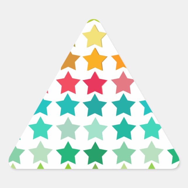 Sticker Triangulaire Stars (Devant)