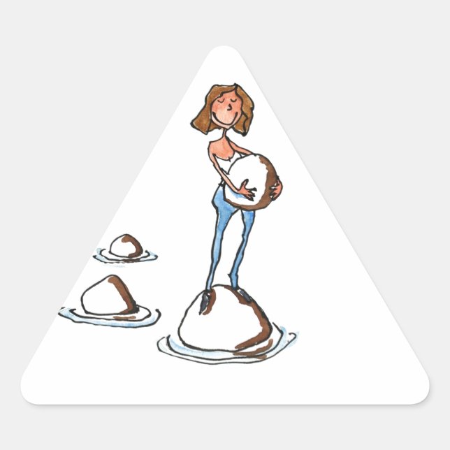 Sticker Triangulaire Stepping (Devant)