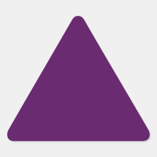 Sticker Triangulaire Sticule triangle prune violet