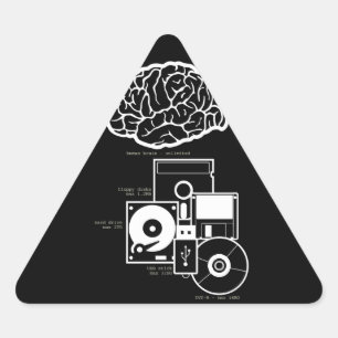 Sticker Triangulaire Stockage illimité