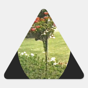 Sticker Triangulaire Stratford-upon-Avon Angleterre Garden Roses de Gib