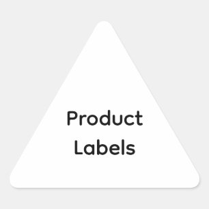 Sticker Triangulaire Supprimer ce texte et ajouter votre propre concept