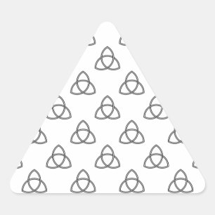 Sticker Triangulaire Symbole Triquetra Vesica