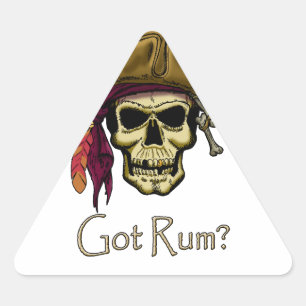 Sticker Triangulaire T'as du rhum ?