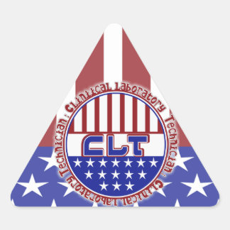 STICKER TRIANGULAIRE TECHNIQUE DE LABORATOIRE CLINIQUE DE CLINIQUE DE C