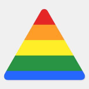 Sticker Triangulaire The Colors of the rainbow