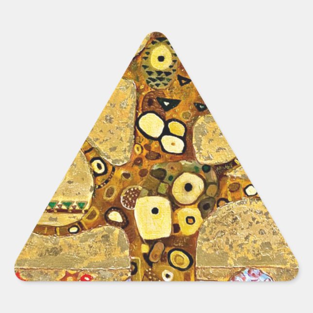 Sticker Triangulaire “ The Tree of Life ” , Gustav Klimt (Devant)