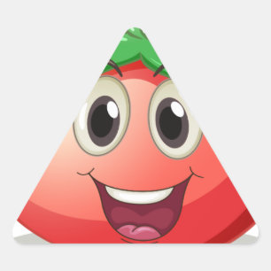 Sticker Triangulaire Tomate