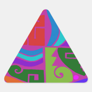Sticker Triangulaire Tortue du Sud-Ouest