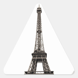 Sticker Triangulaire Tour Eiffel