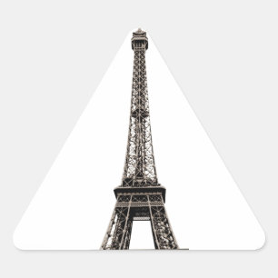 Sticker Triangulaire Tour Eiffel