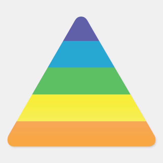 Sticker Triangulaire triangle arc (Devant)